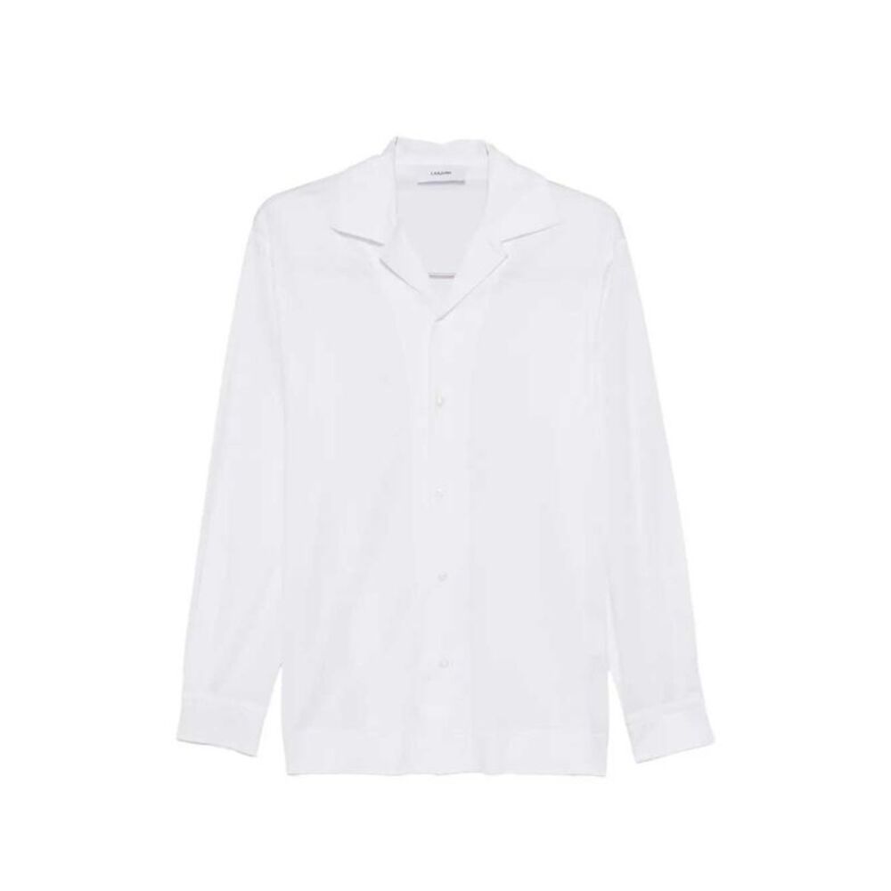 Lardini Men Pasunnie Mandarin Collar Shirt